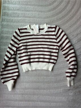 Striped Crop Sweater